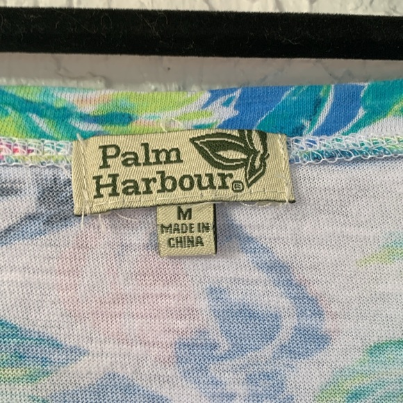 PALM HARBOUR TROPICAL PRINT TSHIRT - Picture 3 of 8